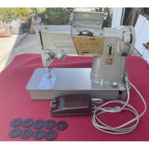 Singer Model 328K Sewing Machine, Made in Great Britain