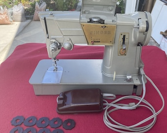 Singer Model 328K Sewing Machine, Made in Great Britain