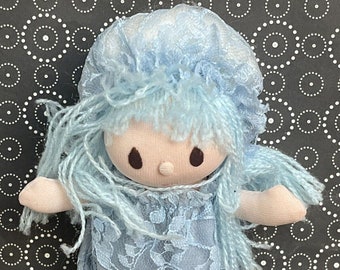 Vintage 5" Rare 1982 Applause Knickerbocker Tiny Toy Co Little Lacey Doll 7640 Collectible Dolls