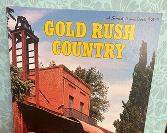 VTG Californië Gold Rush land 1978 7e print zonsondergang reisgids paperback vintage reizen