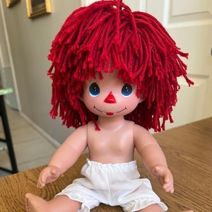 Vintage 2000 Raggedy Ann Precious Moments Doll by PMI Liquidators Doll Yarn Hair