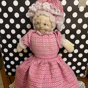 Vintage Little Red Riding Hood 3 In 1 Doll Topsy Turvy Doll Incl. Grandma & Wolf Collectible Dolls