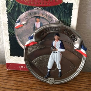 1996 Hallmark SATCHEL PAIGE Keepsake Ornament Collectors Series Cleveland Collectible Ornaments