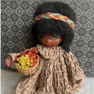 Pima Indian Doll - Etsy