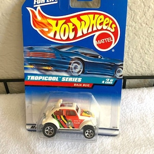 Vtg 1997 Hot Wheels Tropical Series BAJA BUG COLLECTOR #694 [2/4] Nieuw gemaakte Inidia zeldzame verzamelaarsauto