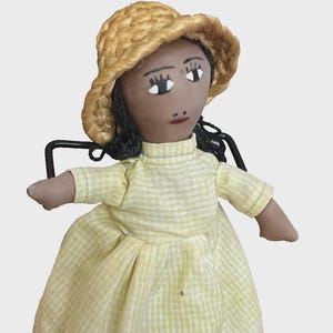 インテリア小物 アメリカ ビンテージ ハンドメイド人形