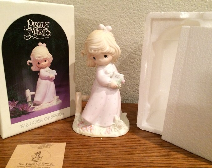 1984 Precious Moments Four Seasons Series the Voice of Spring Figurine