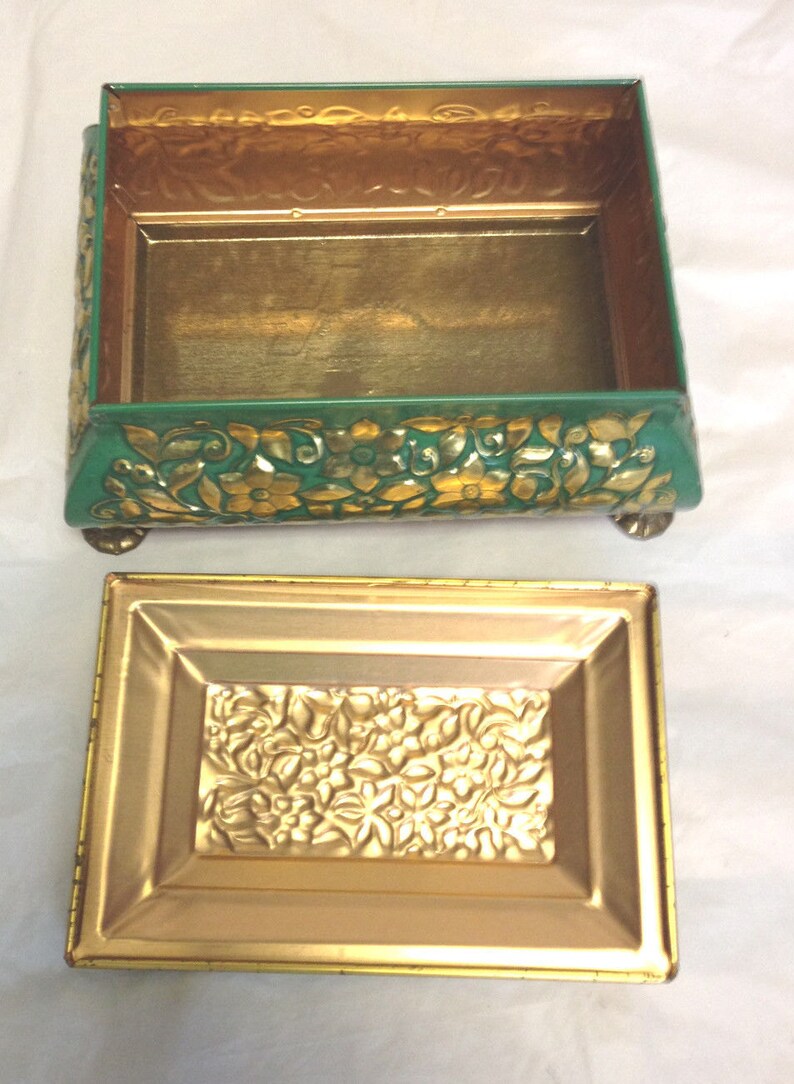 Vintage Collectible Jewelry Collector Tin by Fricke & Nacke Etsy