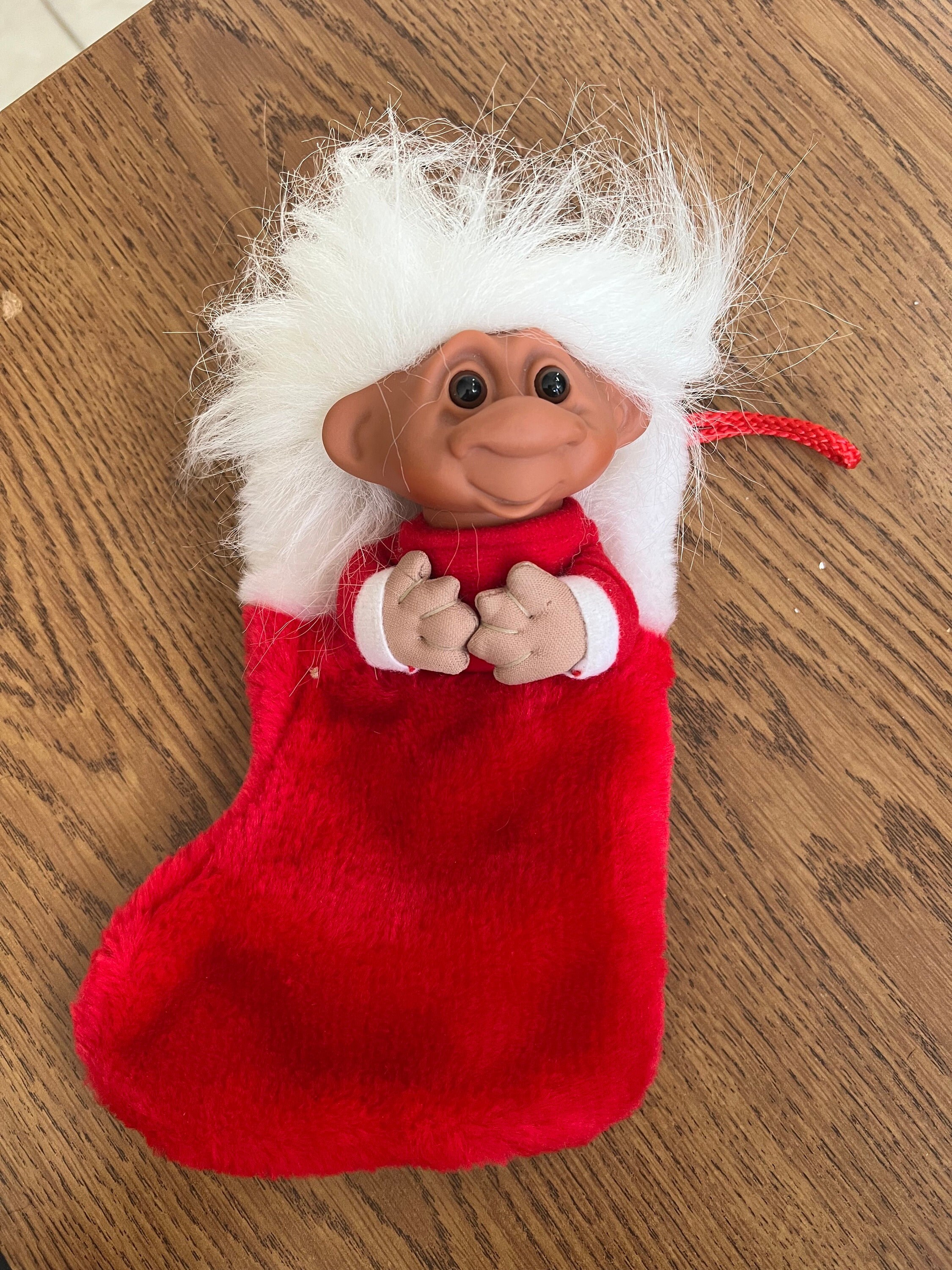 Norfin Big Head Troll Doll Christmas Stocking Troll Stocking