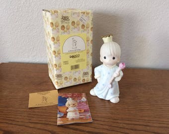1995 エネスコ プレシャスモーメンツ 526037 王子様の男 フィギュア ボックス 船 シンボル +