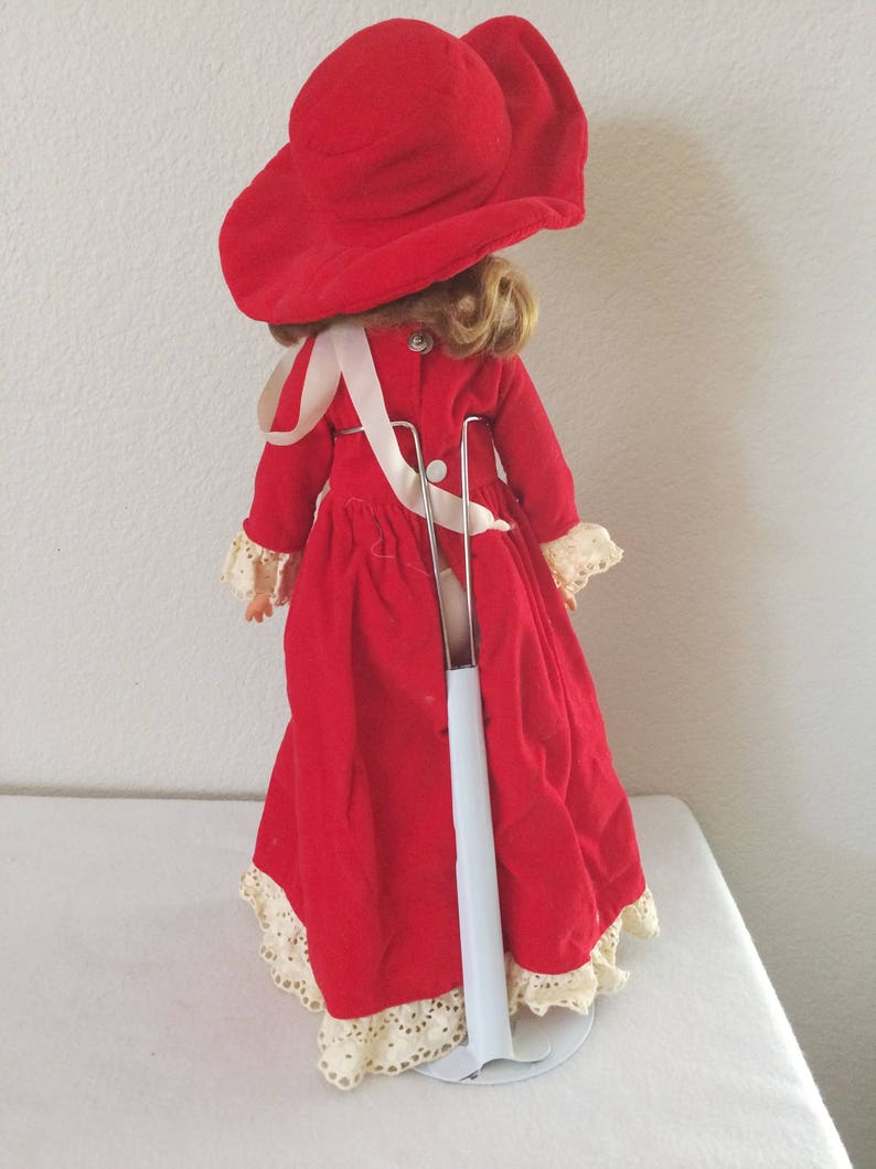 Beautiful Vintage Collectible 17 Tall Doll on Metal Etsy