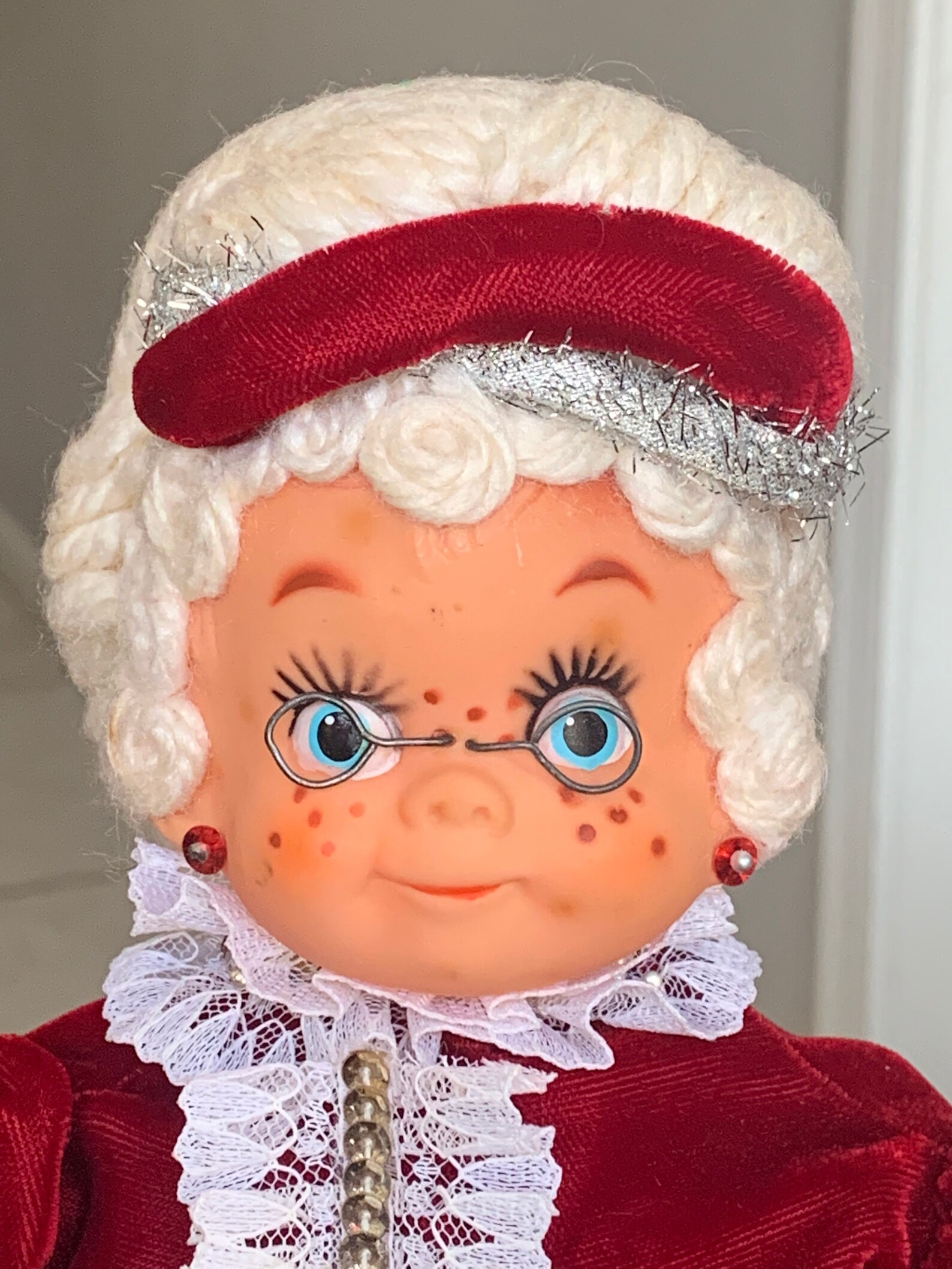 Vintage Dish Soap Bottle Dolls Santa and Mrs Claus Handmade Etsy