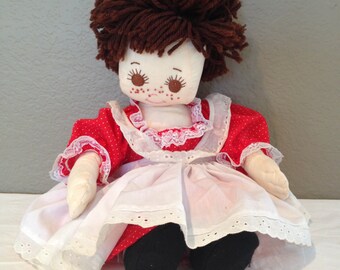 Vintage Handmade 17" Cloth Baby Doll