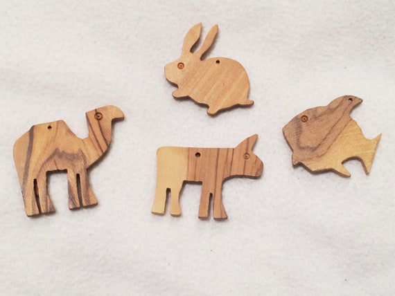 wood animal figures