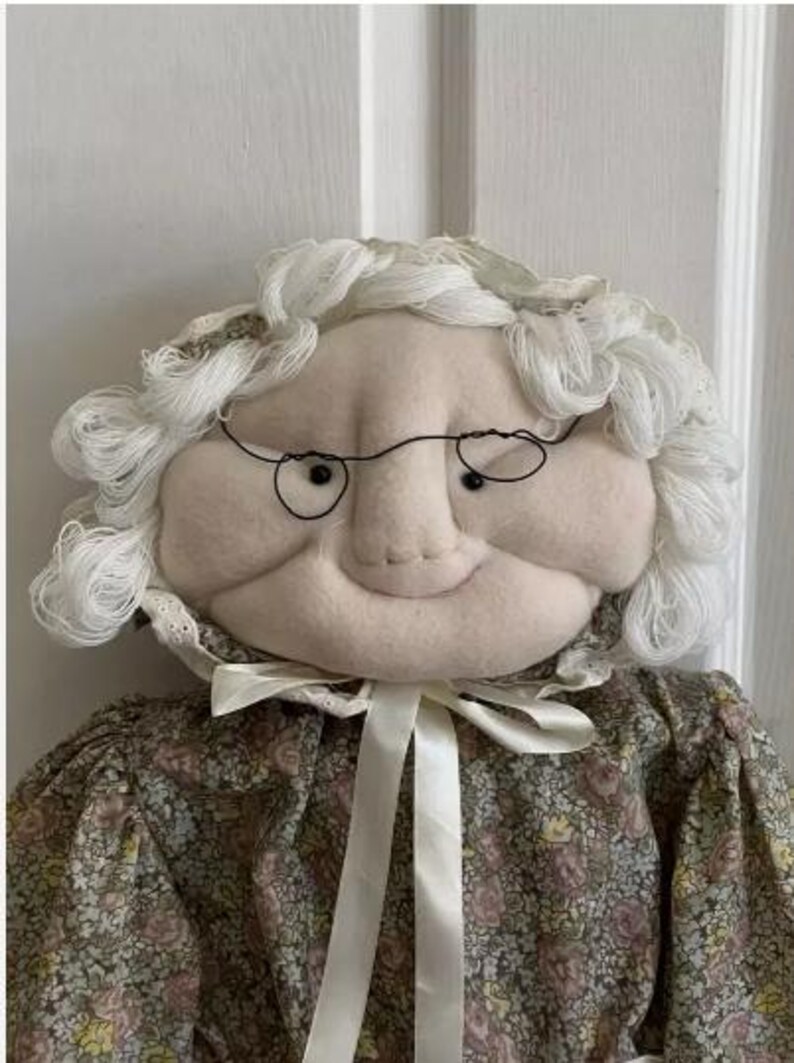 Vintage Granny Grandma Nylon Doll Upright Vacuum Cleaner/broom Cover