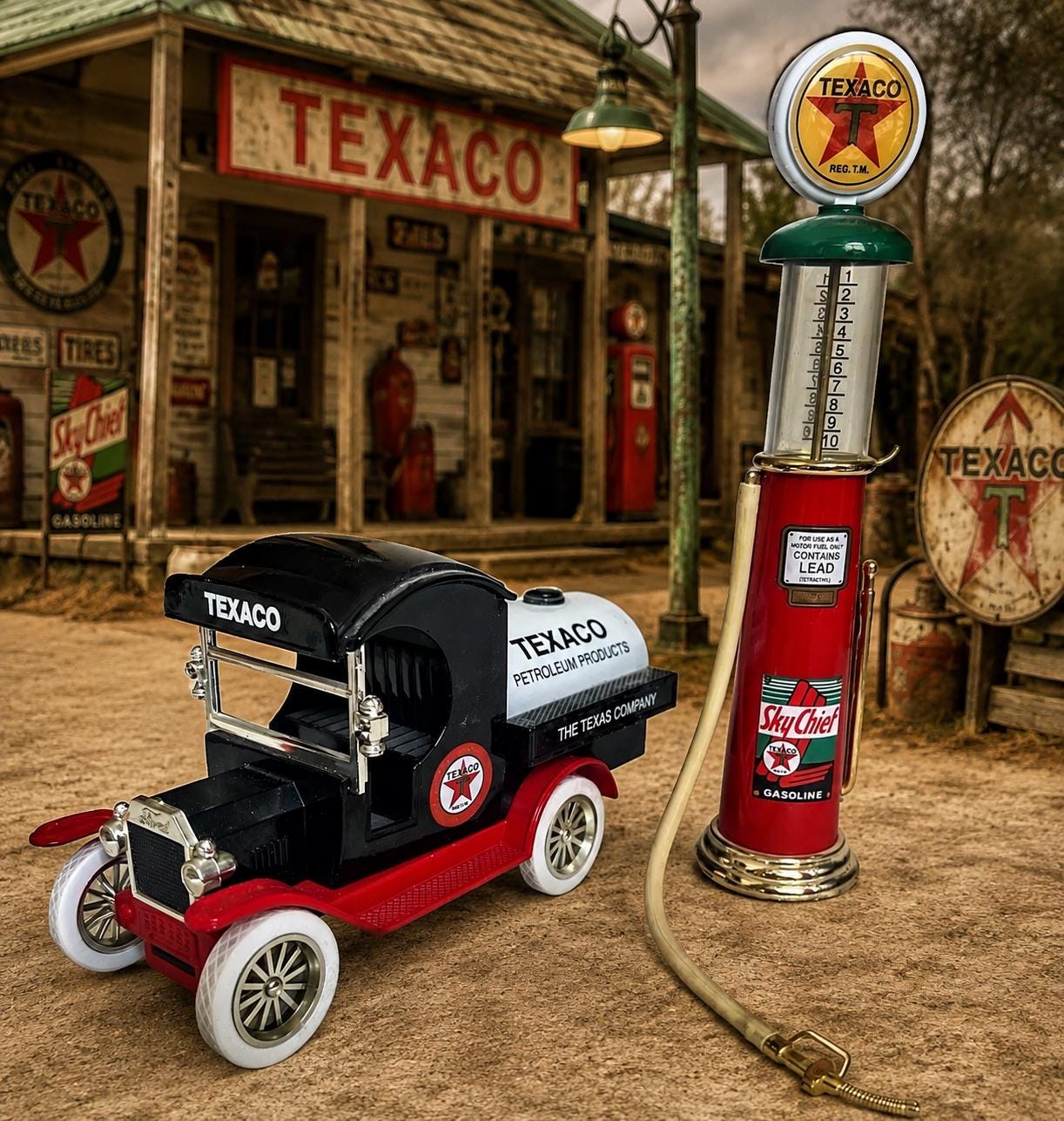 Texaco Toy Gas Pump - Etsy