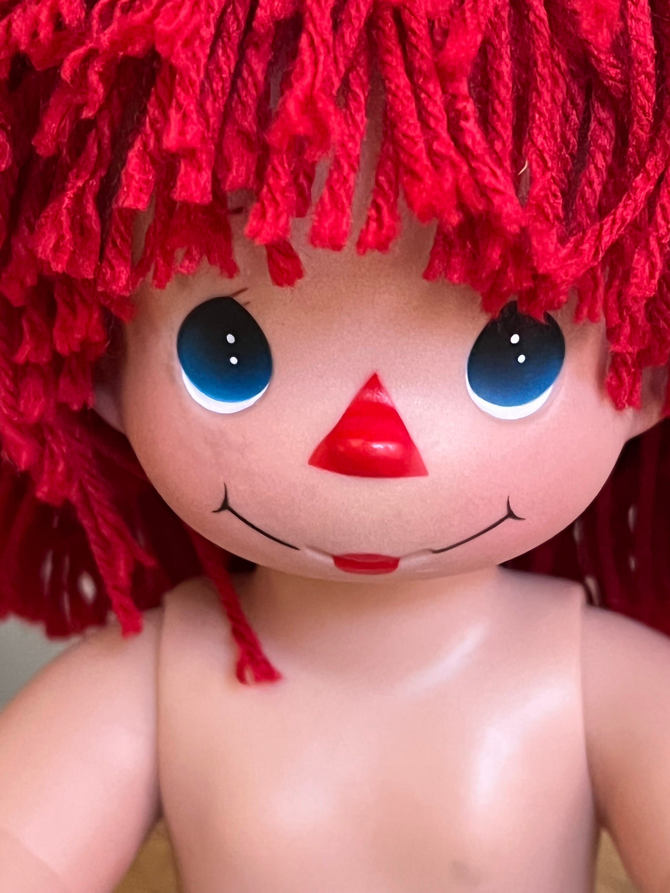 Vintage 2000 Raggedy Ann Precious Moments Doll by PMI Liquidators Doll Yarn Hair Etsy