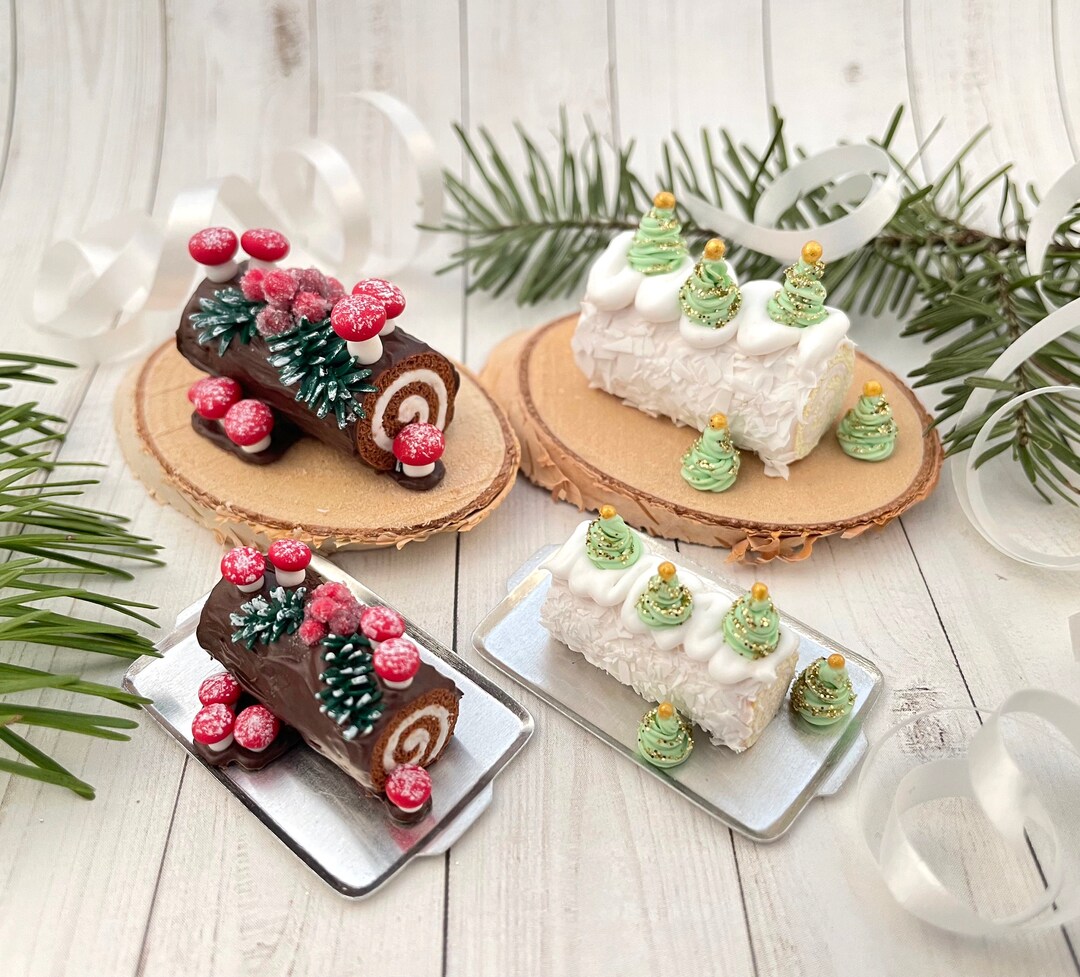 Miniature Christmas Yule Logs Etsy