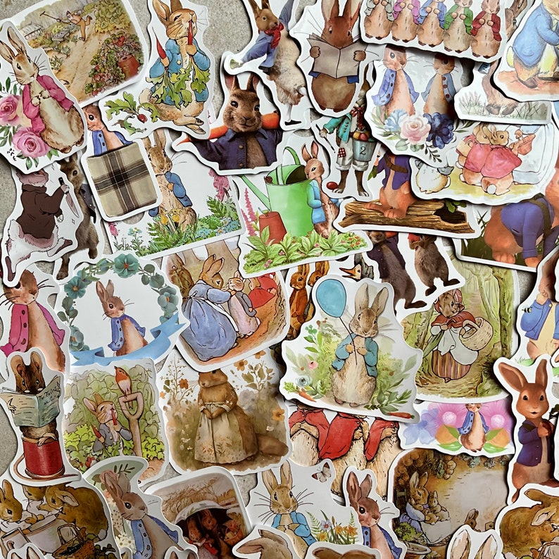 Stickers, Peter Rabbit Stickers, Fairy Tale Animal Stickers ...