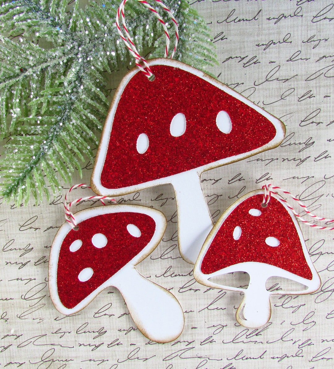 Mushroom Gift Tags Die Cut Mushroom Tags All Occasion Gift - Etsy