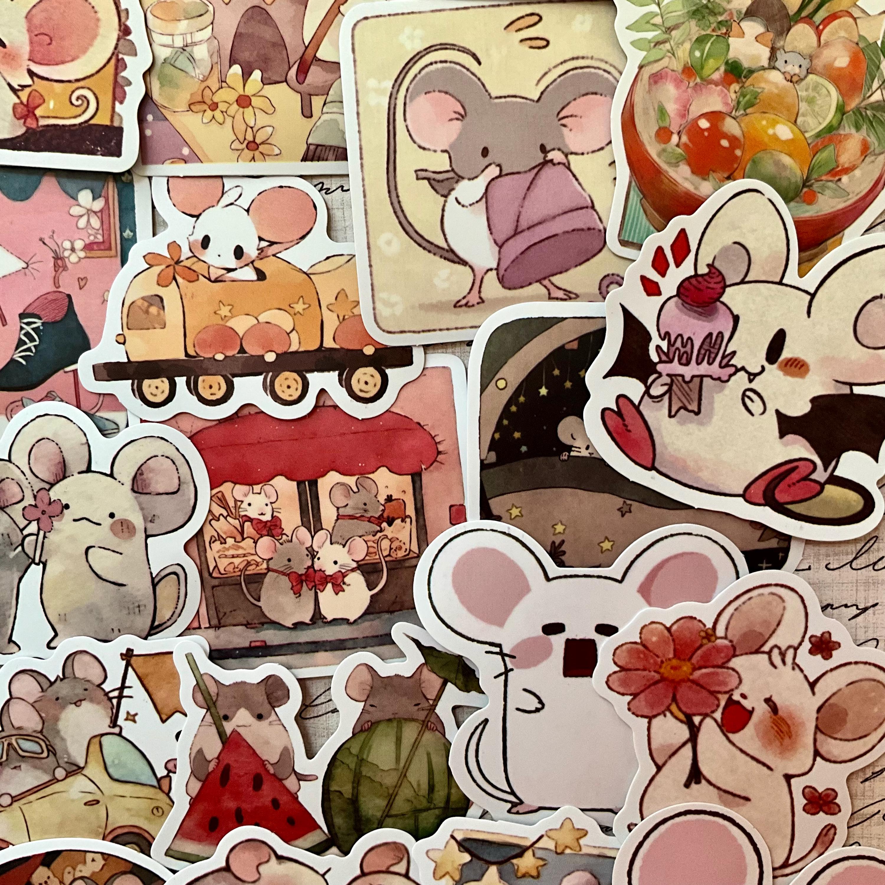 Mouse Hunter Sticker Stickers, Mouse Stickers, Mice Stickers, Scrapbooking Stickers, Journal ...