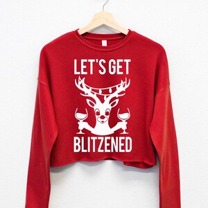 cropped ugly christmas sweater