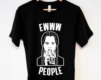 EWWW PEOPLE Goth Girl Drinks Poison T-Shirt, goth shirts for women, gothic tees, grunge clothes, funny horror shirts, womens emo shirts