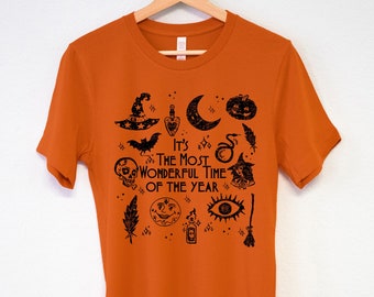 Wunderbarste Zeit des Jahres Halloween-T-Shirt für Frauen, Halloween-Hemden der Frauen, Halloween-Frauen-T-Shirt, Halloween-T-Shirts für Frauen