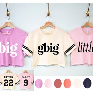 Big Little Shirts Sorority Reveal, Custom Sorority Shirts, vintage big little reveal tshirts, personalized big little shirt, big little gift