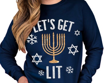 hanukkah sweatshirts adults
