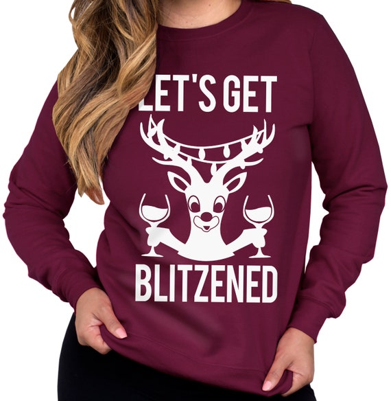 Let's get blitzened sweater hot sale