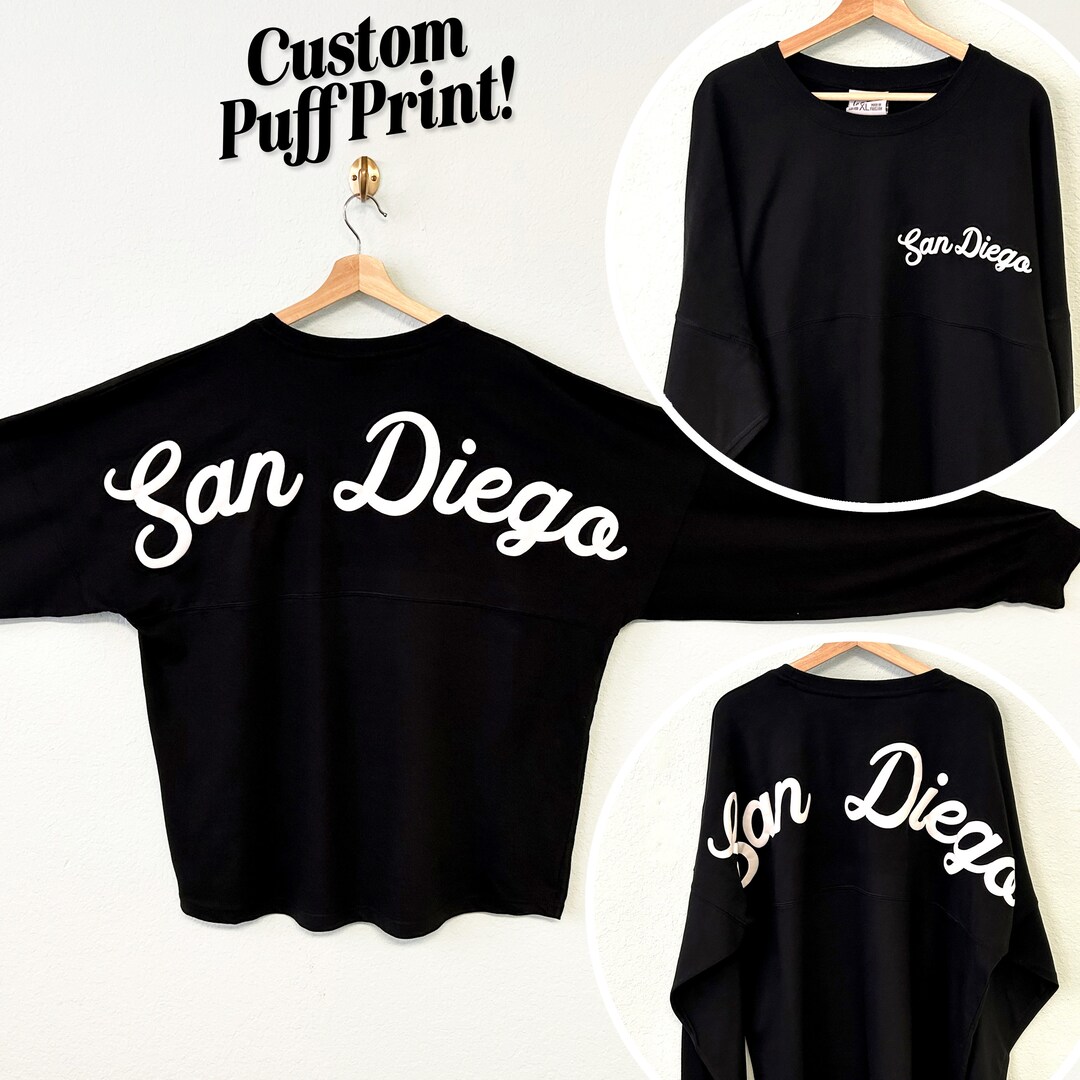 【BAON】Ronto Print Over Long Sleeve Tee CUSTOM PUFF PRINT Long Sleeve Jersey Tee With Oversize Back