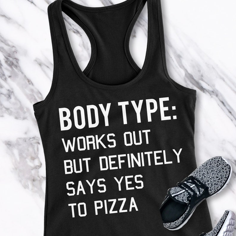Typ nadwozia kocha pączki treningu Tank Top czarny, trening koszulki, siłownia zbiornika, treningu ubrania, Workout zbiorniki dla kobiet, Joga ubrania, akwarium Tacos zdjęcie 2
