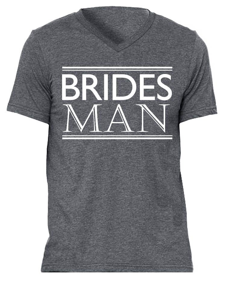 Bridesman Wedding Shirt Gray or Black, Bridesman Vneck, Wedding shirt, wedding, Wedding shirts, Brides man