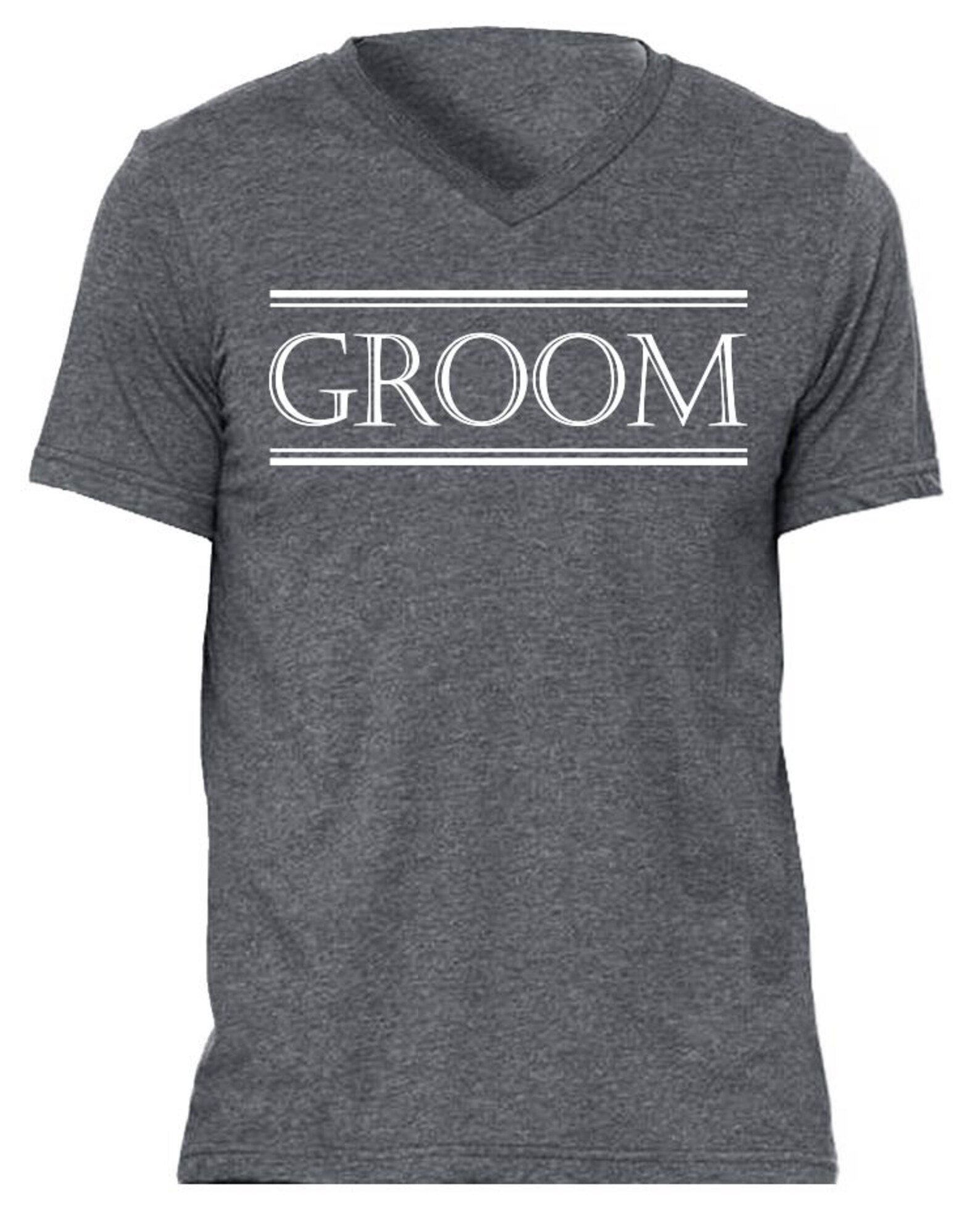 Bride Shirt Gray Script + Groom Shirt Special Deal, Bride Vneck ...