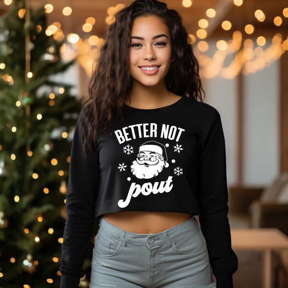 Cropped shop ugly sweater