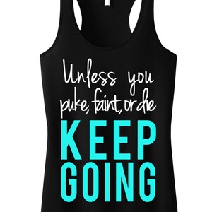 KEEP GOING Workout Tank Top, Workout Clothes, Workout Vest, Workout Shirt, Gym Tank, Gym Clothing