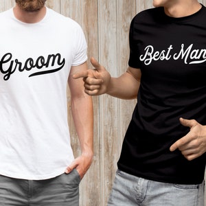 GROOM & GROOMSMEN Shirts jersey style for Bachelor Party and Wedding, Groomsmen gift, groom shirts, groomsmen t-shirts, best man tshirt