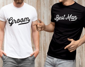 GROOM & GROOMSMEN Shirts jersey style for Bachelor Party and Wedding, Groomsmen gift, groom shirts, groomsmen t-shirts, best man tshirt