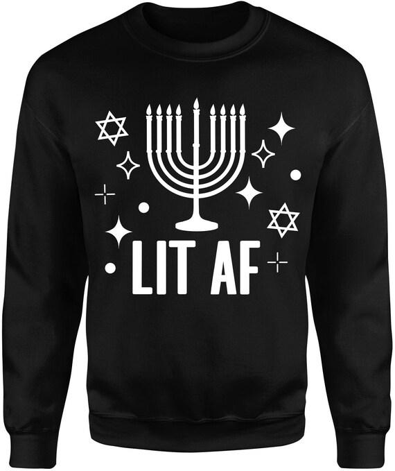 Lit Af Menorah Chanukah Hanukkah Jewish T Shirt Lit Af Menorah Chanukah Hanukkah Jewish T Shirt