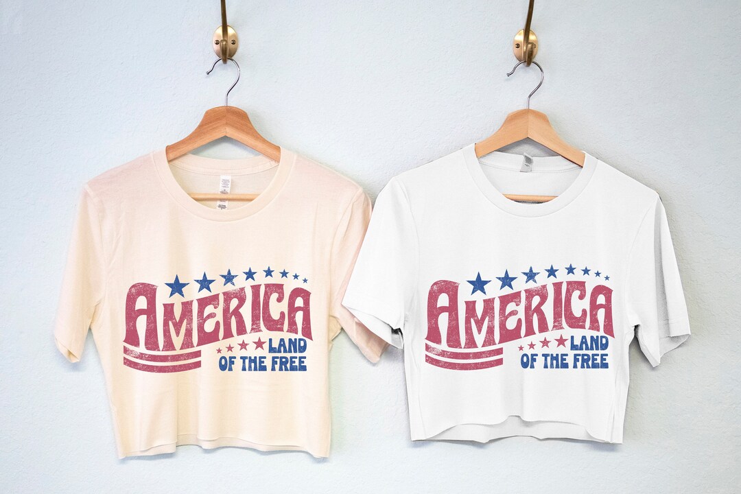 fourth of july crop tops