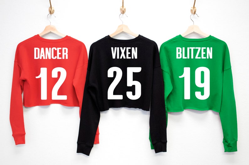 Women Christmas Shirt women/'s ugly Christmas sweaters funny Christmas shirts HO HO HOMIES Cropped Custom Ugly Christmas Sweater for Women