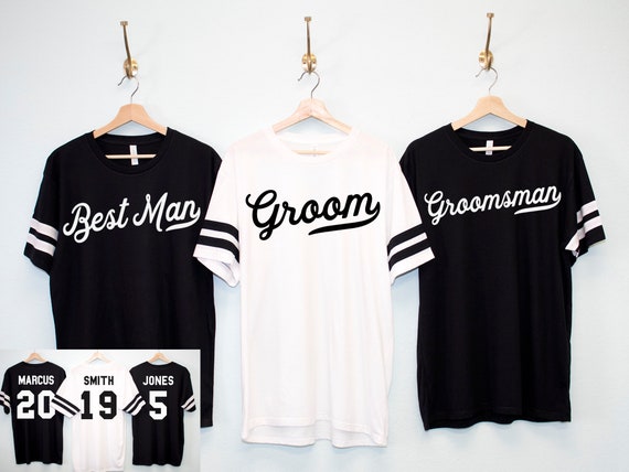 GROOM \u0026 GROOMSMEN Shirts CUSTOM Names 