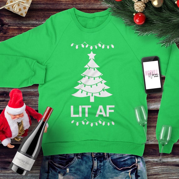 Its lit ugly christmas sweater 2025
