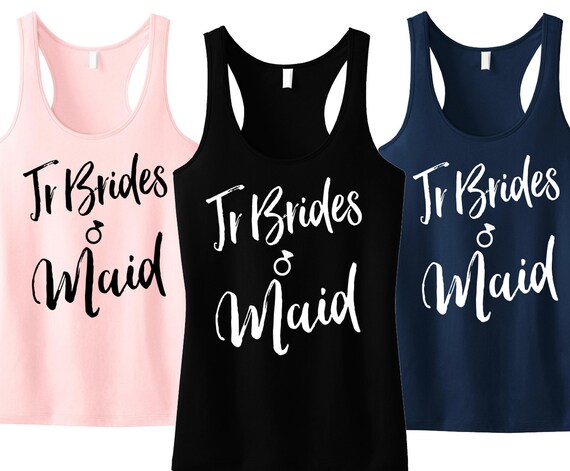 JR BRIDESMAID Tank Top 1 Color Script Print Pick Color Bridesmaid Tank Wedding Tank Top Bridesmaid Shirts Junior Bridesmaid Shirt Etsy UK
