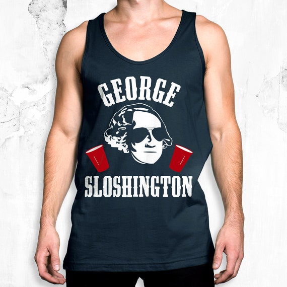 George Sloshington George Washington Funny 4th Of July Tank Top George Sloshington George Washington Funny 4th Of July Tank Top