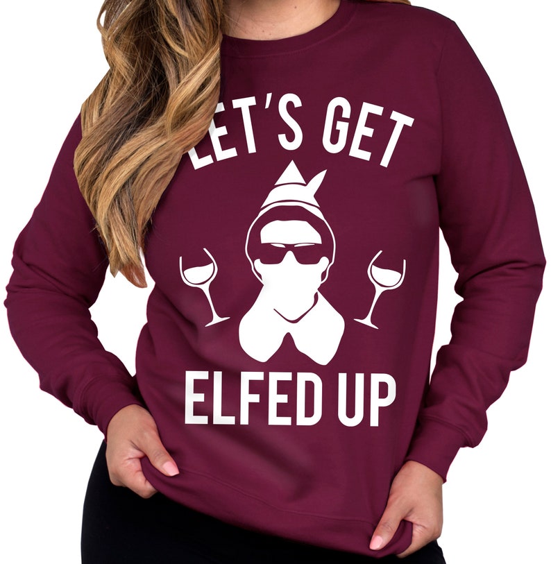 Couple - Let Get Elfed Up Drunken Elves  Sweater main image 0