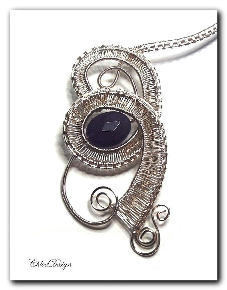 Diy Pdf Tutorial Wire Weaving Jewelry Collar Flowing River,casual ...