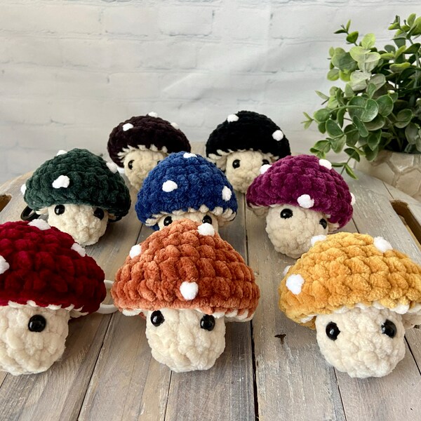 Crochet Mushie Pop Pattern Etsy