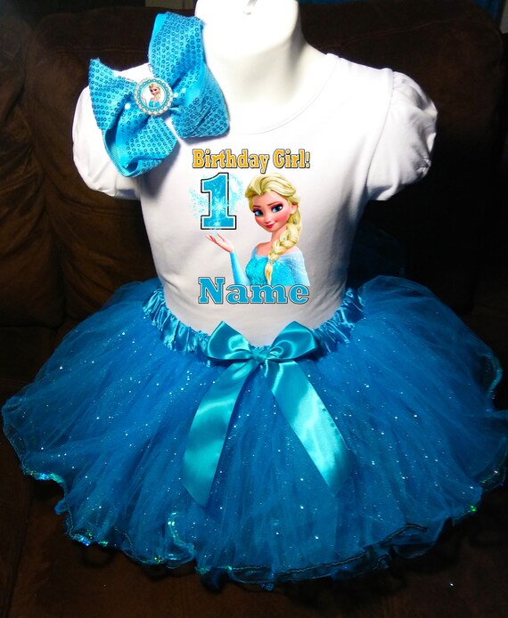 elsa tutu birthday outfit